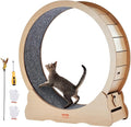VEVOR Wooden Cat Exercise Wheel, 43.3" Large Cat Treadmill Wheel by VEVOR
