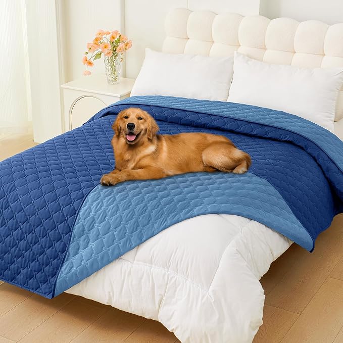 Smiry Waterproof Dog Bed Cover Blanket, Soft Reversible Pet Blanket, Washable by Smiry