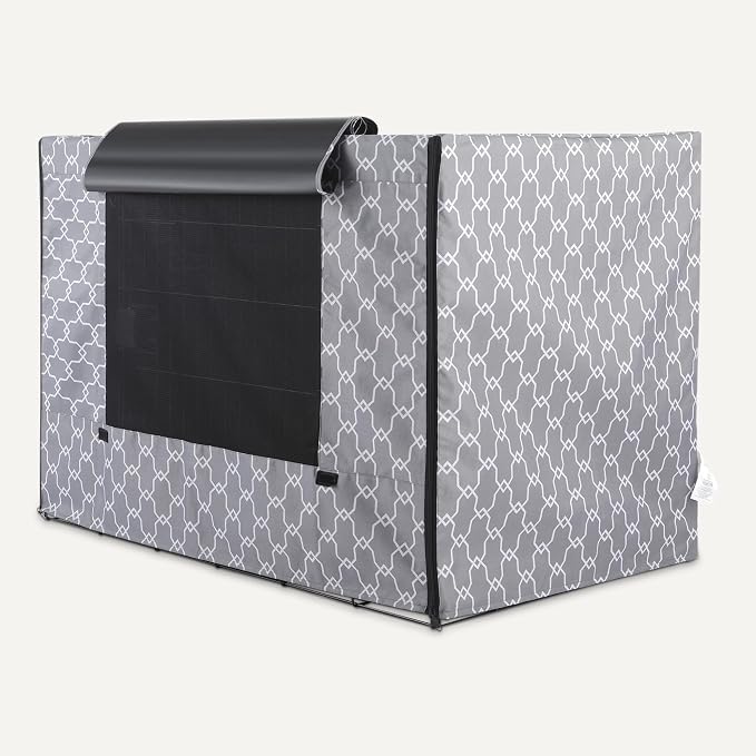 Amazon Basics Dog Crate Cover for 36 inches Wire Cage, Kennel Cover - Image 4