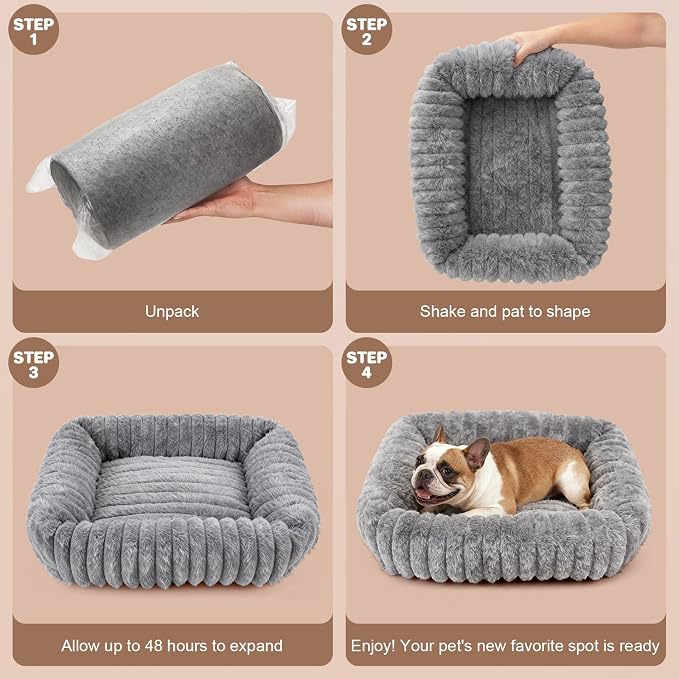 Dog Bed for Small Medium Size Dog, Washable Self Warming Dog Cat Beds for - Image 6