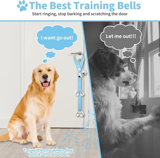 2 Pack Dog Doorbells, Pet Training Bells - Image 7