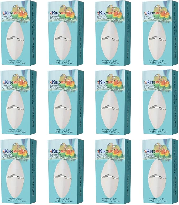 Jmxu's 5"-5.5" Bird Cuttlebone for Parakeets, Cuddle Bone by Jmxus
