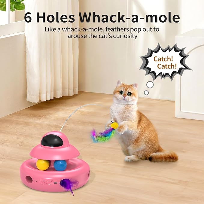 Automatic Cat Toys, 4-in-1 InteractiveCat Toys - Image 4