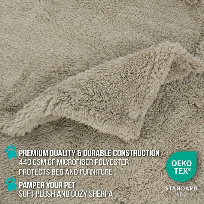 PetAmi Fluffy Waterproof Dog Blanket - Image 4