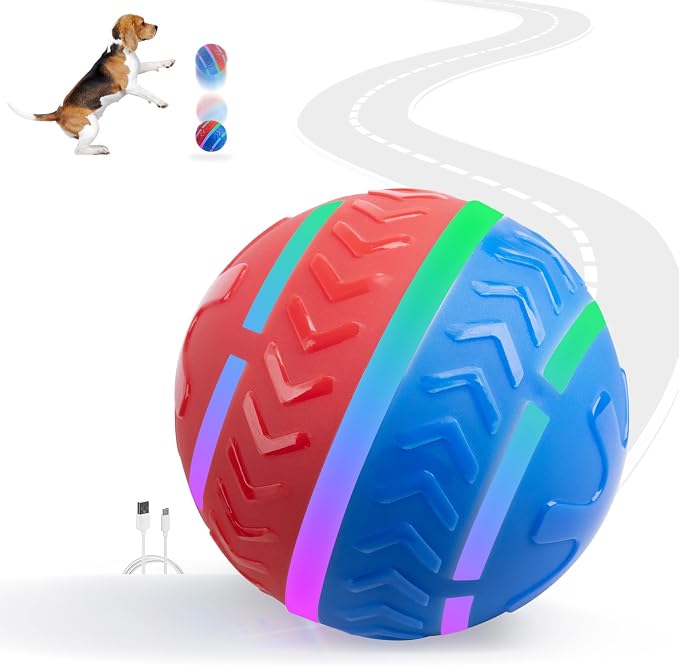 Pet Prime Interactive Dog Ball Toy Automatic Active Rolling Ball by PetPrime
