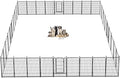 Dog Playpen 40 inch 36 Panels Indoor Outdoor Dog Pen by Jhsomdr