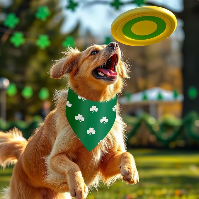 Weewooday 50 Pcs St Patricks Day Bandanas Bulk - Image 6