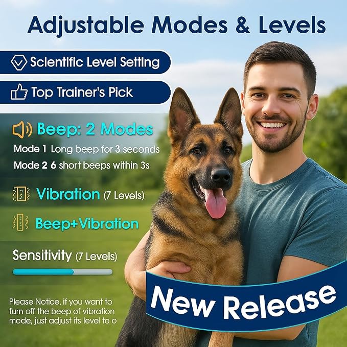 1S Stop Barking Smart Dog Bark Collar, Humane Anti Barking Device - Image 3