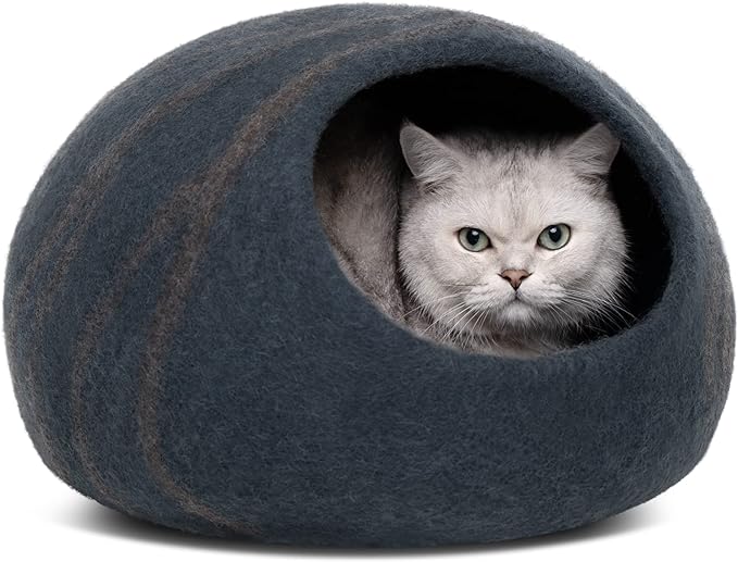 MEOWFIA Cat Cave – Premium Felt Cat Bed by MEOWFIA