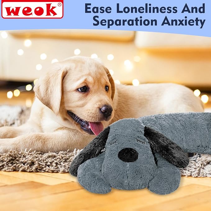 Puppy Heartbeat Toy for Separation Anxiety Relief, Heartbeat Stuffed Animal - Image 8