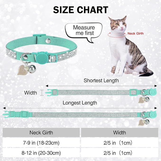 Rhinestone Cat Collar Breakaway - Image 4