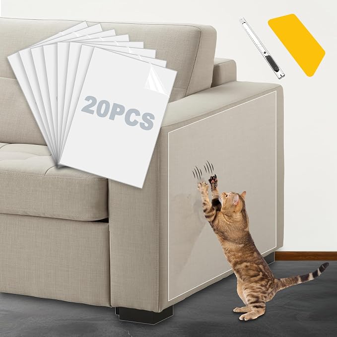 Cat Scratch Furniture Protector, Cat Scratching Mat, Trimmable Self-Adhesive by Vefhby