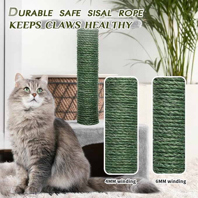 Green Sisal Rope 1/4 Inch by 65-Feet - Image 6