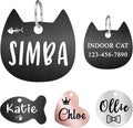 Ultra Joys Cat ID Tag Personalized Pet Tags, Durable Stainless Steel Small Pet by UltraJoys