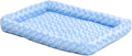 MidWest Homes for Pets QuietTime Fashion XS Dog Bed – Blue Faux Fur Bolster by MidWestHomesForPets
