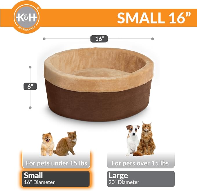 K&H Pet Products Thermo-Kitty Bed Heated Cat Beds - Image 2