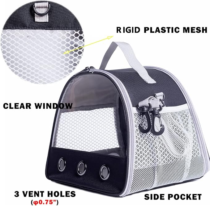 Guinea Pig Carrier Backpack, Bunny Rat Bird - Image 3