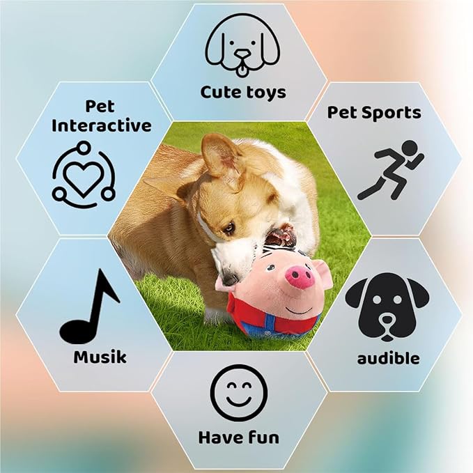 Interactive Dog Toys, 2026 New Active Moving Pet Plush Toy, Rechargeable - Image 5