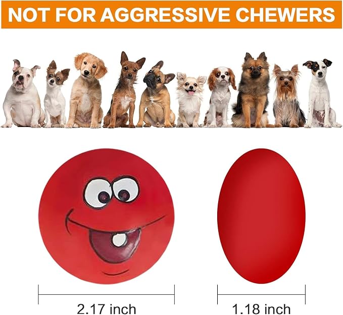 Squeaky Dog Toy Chewing Dog Toys Durable Teething Latex Rubber Soft Interactive - Image 7