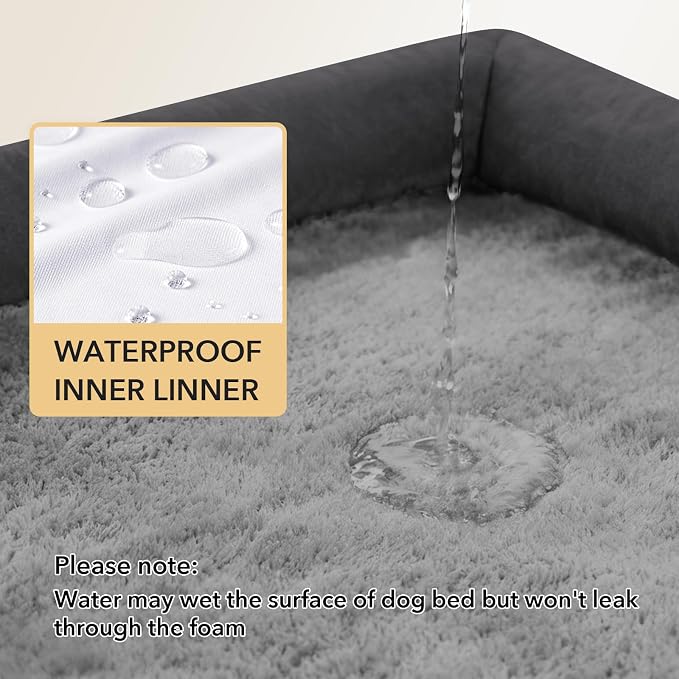 Orthopedic Dog Beds for Large Sized Dogs, Waterproof Egg Crate Foam Medium Dog - Image 3