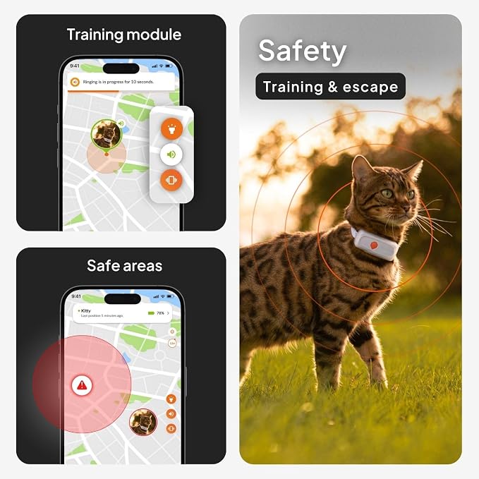 Weenect Cat XS - GPS Tracker for Cats | Real-time GPS Tracking | Smallest Model - Image 4