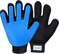 Pet Hair Remover Gloves – Blue, Reusable Grooming Gloves by ZepetZ