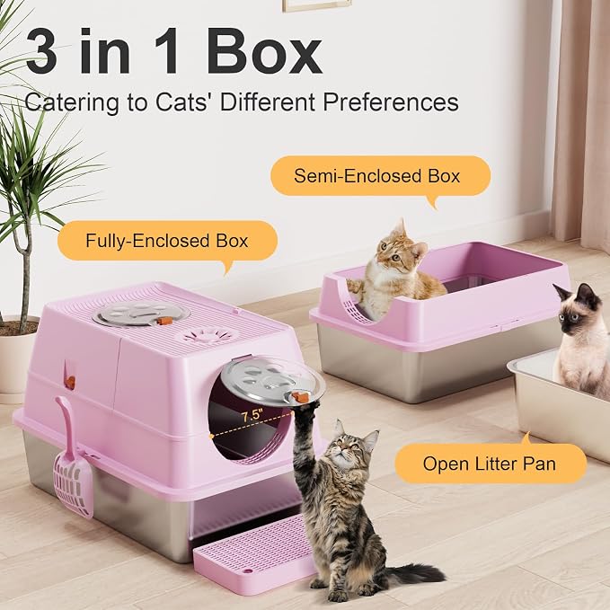 Stainless Steel Litter Box - Image 3