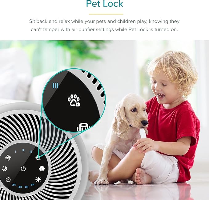 LEVOIT Air Purifier for Pets, Large Rooms, and Bedrooms, HEPA Sleep Mode - Image 9