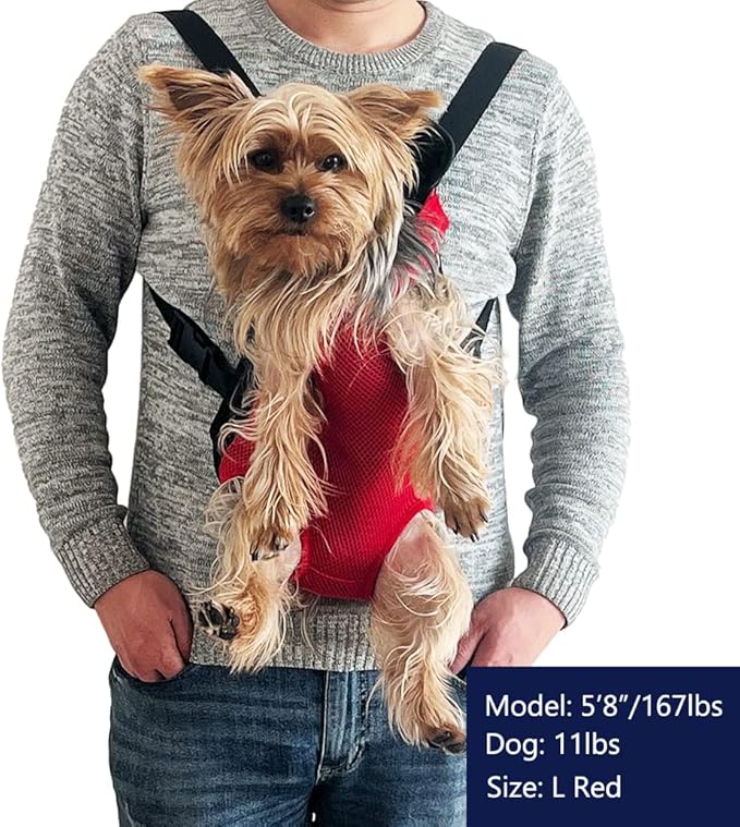 Leconpet Pet Carrier Backpack, Legs Out Adjustable Pet Front Cat Dog Carrier - Image 4