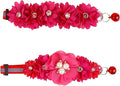 2 Pack Cat Collar Pink Floral by OGEFOTED