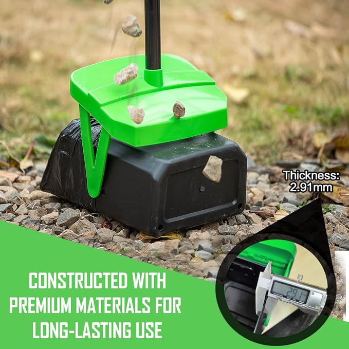 Pooper Scooper Swivel Bin & Rake - Image 5