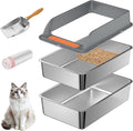 Stainless Steel Sifting Litter Box by Yoochee
