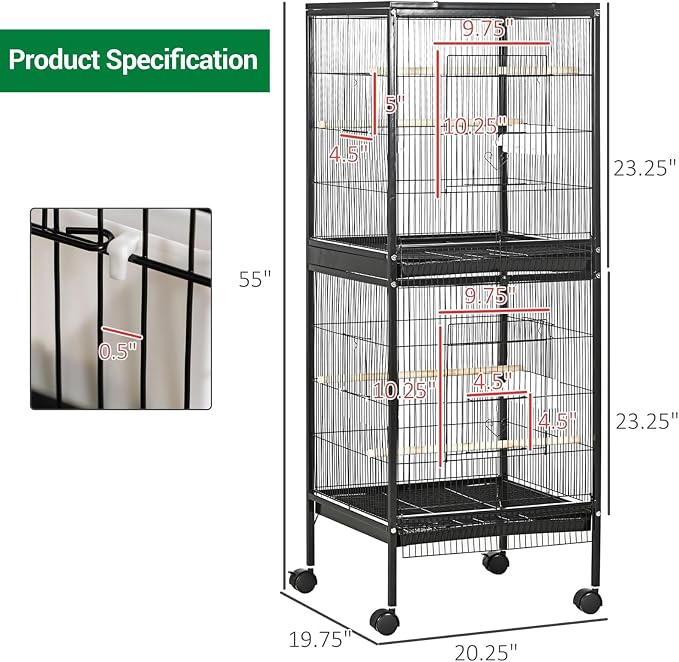 GarveeHome Small Bird Cage - Image 5