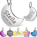 Anavia Personalized Pet ID Tags, Stainless Steel Glossy Laser Engraved Dog Cat by Anavia
