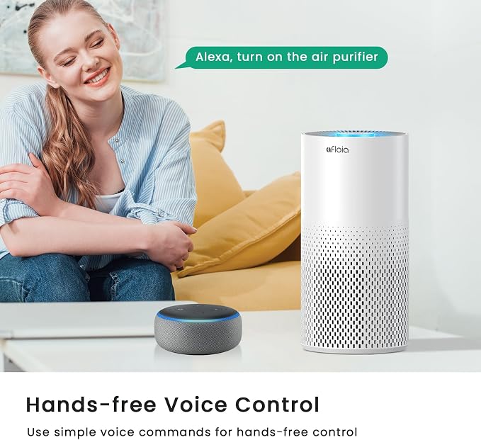 Afloia Air Purifiers for Home Bedroom Large Room Up to 1076 Ft², Smart WiFi - Image 7