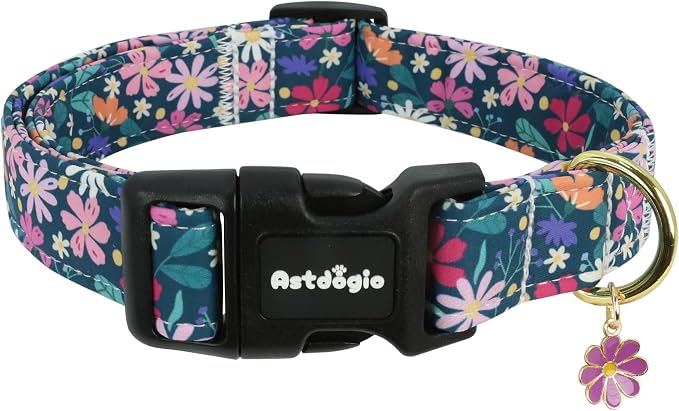 Dog Collar for Large Dogs, Spring Dark Green Dog Collars by Unknown
