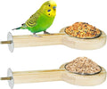 ASOCEA 2 Pack Bird Perch Feeding Cup, Bowls by ASOCEA
