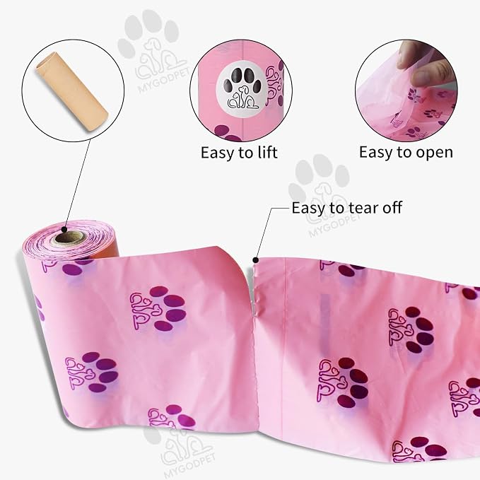 Dog Poop Bags Rolls 300 Count Biodegradable Poop Bags Refills - Image 5