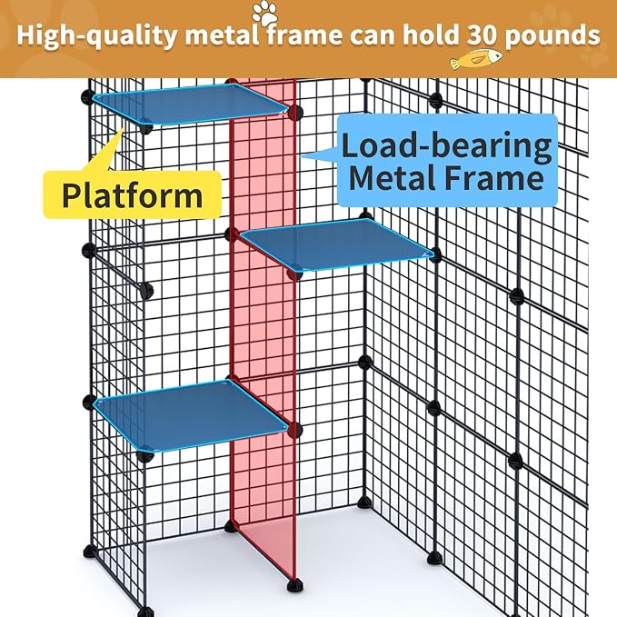 Oneluck 41Inch Catio Outdoor Cat Enclosure - Image 6