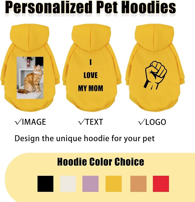 Custom Dog Hoodie, Personalized Sweatshirt - Image 3