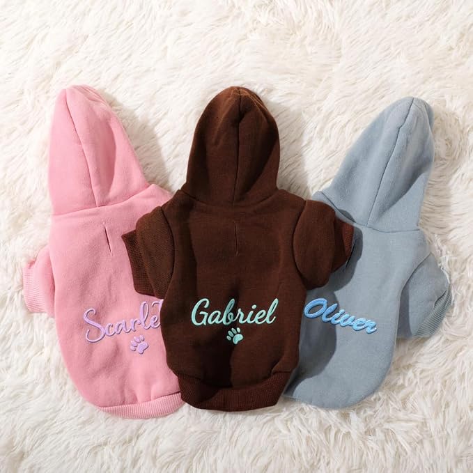 Godmerch Custom Embroidered Dog Hoodie, Embroidery Dog Sweaters - Image 3