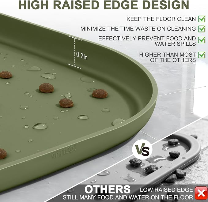 Small Silicone Pet Food Mat - Image 4