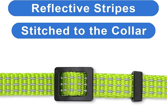 Pawtitas Reflective Green Cat Collar - Image 4