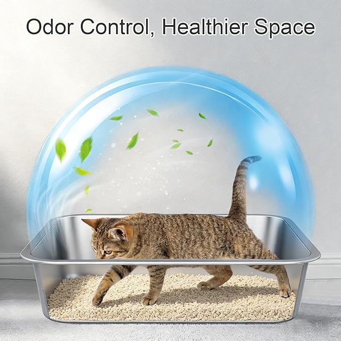 Stainless Steel Litter Box - Image 3