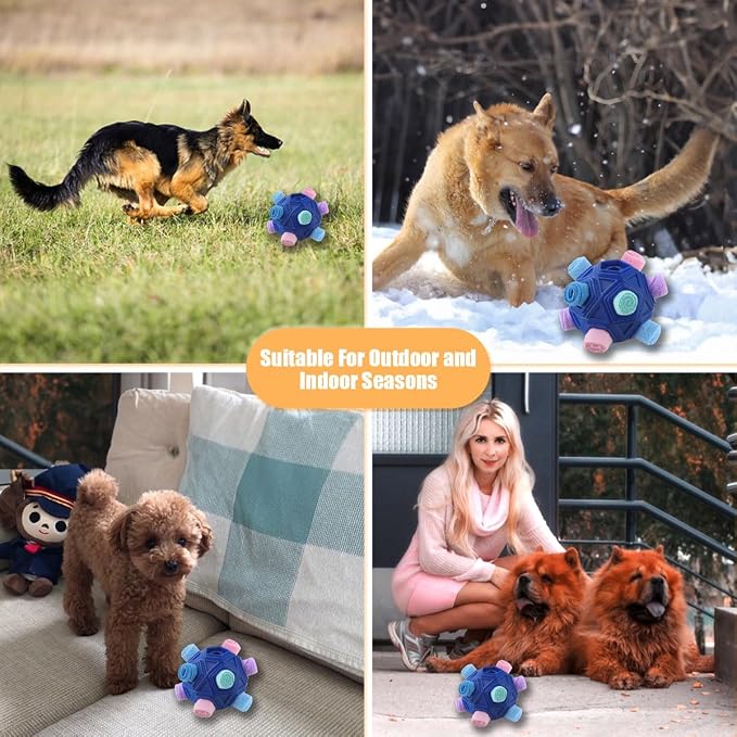 Dog Snuffle Ball-Interactive Puzzle Dog Toys Encourage Natural Foraging Skills - Image 6