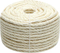 Natural Sisal Rope 8mm 98-Feet for Cat Scratching Post Tree Tower Replacement by Juomid