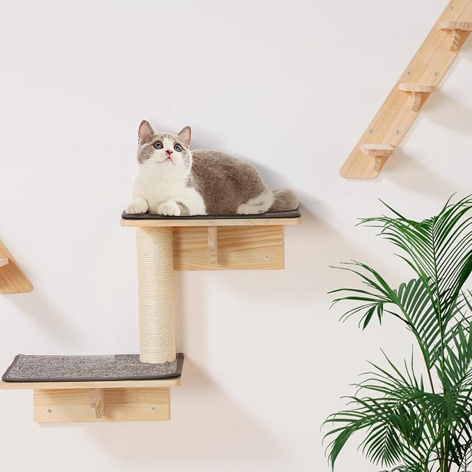 VEVOR Wall Mounted Cat Shelves and Perches - Image 9