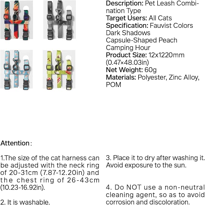 pidan Cat Harness and Leash Set, Cats Escape Proof - Image 7