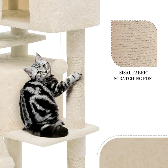 Athena Collection Multi-Level Cat Tree Center - Image 6