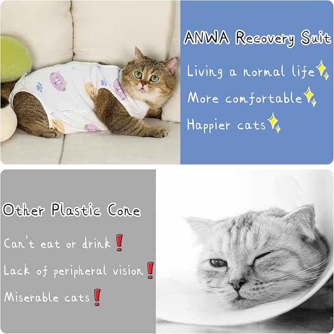 ANWA 2 Pack Cat Recovery Suit - Image 7